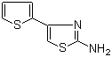 structure of CAS# 28989-50-6, 2-(2-氨基-4-噻唑基)噻吩