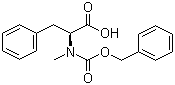 structure of CAS# 2899-07-2, N-苄氧羰基-N-甲基-L-苯丙氨酸