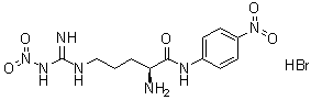 CAS # 29028-61-3, (S)-2-Amino-5-[[imino(nitroamino)methyl]amino]-N-(4-nitrophenyl)pentanamide monohydrobromide