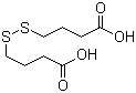 structure of CAS# 2906-60-7, 4,4'-二硫基二丁酸