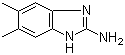 structure of CAS# 29096-75-1, 2-Amino-5,6-dimethylbenzimidazole
