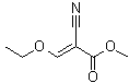 structure of CAS# 29096-99-9, 2-Cyano-3-ethoxy-2-propenoic acid methyl ester