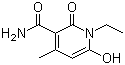 structure of CAS# 29097-12-9, 1-乙基-1,2-二氢-6-羟基-4-甲基-2-氧代-3-吡啶甲酰胺