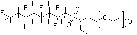 CAS 登录号：29117-08-6, 2-[乙基[(十七氟辛基)磺酰]氨基]乙醇聚氧乙烯醚, 2-[乙基[(十七氟辛基)磺酰]氨基]乙醇聚乙二醇醚
