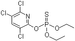 CAS 登录号：2921-88-2 (39475-55-3), 毒死蜱, 氯蜱硫磷, O,O-二乙基-O-(3,5,6-三氯-2-吡啶基)硫代磷酸