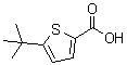 structure of CAS# 29212-25-7, 5-tert-Butyl-2-thiophenecarboxylic acid