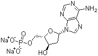 structure of CAS# 2922-74-9, 脱氧腺苷磷酸二钠