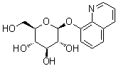 structure of CAS# 29266-96-4, 8-喹啉基 beta-D-吡喃葡萄糖苷