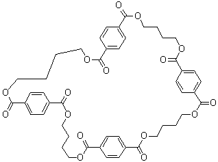 structure of CAS# 29278-72-6, 3,8,15,20,27,32,39,44-Octaoxapentacyclo[44.2.2.2(10,13).2(22,25).2(34,37)]hexapentaconta-10,12,22,24,34,36,46,48,49,51,53,55-dodecaene-2,9,14,21,26,33,38,45-octone