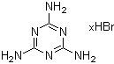 CAS 登录号：29305-12-2, 1,3,5-三嗪-2,4,6-三胺氢溴酸盐, 三聚氰胺氢溴酸盐