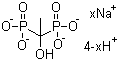 羟基乙叉二膦酸钠分子结构 (CAS 29329-71-3)