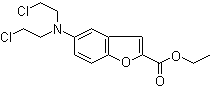 CAS # 294174-66-6, 5-[Bis(2-chloroethyl)amino]-2-benzofurancarboxylic acid ethyl ester