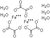 structure of CAS# 2944-66-3, 草酸铁(五水)