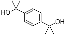 CAS # 2948-46-1, alpha,alpha,alpha',alpha'-Tetramethyl-1,4-benzenedimethanol, 1,4-Bis(2-hydroxy-2-propyl)benzene, 1,4-Bis(2-propanol)benzene, 1,4-Bis(alpha-hydroxyisopropyl)benzene, 1,4-Di(2-hydroxy-2-propyl)benzene, Dicumyl alcohol, p-Bis(2-hydroxyisopropyl)benzene