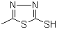 structure of CAS# 29490-19-5, 2-巯基-5-甲基-1,3,4-噻二唑