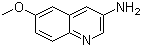 structure of CAS# 29507-86-6, 3-氨基-6-甲氧基喹啉