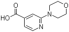 structure of CAS# 295349-64-3, 2-(4-吗啉基)异烟酸