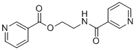 CAS # 296276-16-9, Nicorandil Impurity 12, 2-(nicotinamido)ethyl nicotinate