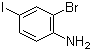 structure of CAS# 29632-73-3, 2-Bromo-4-iodoaniline