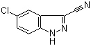 CAS # 29646-35-3, 5-Chloro-1H-indazole-3-carbonitrile, 3-Cyano-5-chloro-1H-indazole