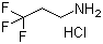 structure of CAS# 2968-33-4, 3,3,3-Trifluoropropan-1-amine hydrochloride