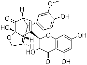 structure of CAS# 29782-68-1, 水飞蓟宁