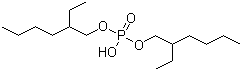 CAS # 298-07-7, Bis(2-ethylhexyl) phosphate, Bis(2-ethylhexyl) hydrogen phosphate, Di(2-ethylhexyl) phosphate, DEPHA