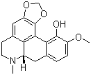 CAS # 298-45-3, Bulbokapnin, Bulbocapnine, (+)-Bulbocapnine, (S)-(+)-Bulbocapnine, (7aS)-6,7,7a,8-Tetrahydro-11-methoxy-7-methyl-5H-benzo[g]-1,3-benzodioxolo[6,5,4-de]quinolin-12-ol