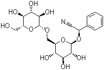 structure of CAS# 29883-15-6, Amygdalin