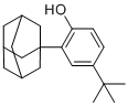 structure of CAS# 29912-44-5, 2-金刚烷基-4-叔-丁基苯酚