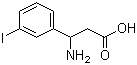CAS 登录号：299169-95-2, 3-氨基-3-(3-碘苯基)丙酸