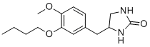 structure of CAS# 29925-17-5, 4-(3-Butoxy-4-methoxybenzyl)-2-imidazolidinone