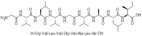 CAS 登录号：299423-08-8, 甘氨酰-L-缬氨酰-L-亮氨酰-L-缬氨酰甘氨酰-L-缬氨酰-L-丙氨酰-L-亮氨酰-L-异亮氨酸