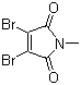 structure of CAS# 3005-27-4, 2,3-二溴-N-甲基马来酰亚胺