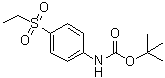 CAS # 30057-60-4, p-(Ethylsulfonyl)carbanilic acid tert-butyl ester, NSC 107171