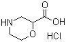 structure of CAS# 300582-83-6, 2-吗啉甲酸盐酸盐