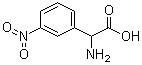 structure of CAS# 30077-08-8, alpha-Amino-3-nitrobenzeneacetic acid