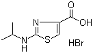 structure of CAS# 300831-03-2, 2-异丙胺基噻唑-4-甲酸氢溴酸盐