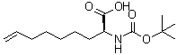 structure of CAS# 300831-21-4, (2S)-2-[[(1,1-Dimethylethoxy)carbonyl]amino]-8-nonenoic acid