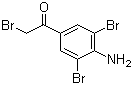 structure of CAS# 30095-55-7, 4'-氨基-2,3',5'-三溴苯乙酮