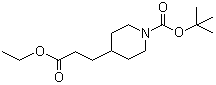 CAS 登录号：301232-45-1, 4-(3-乙氧基-3-氧代丙基)哌啶-1-羧酸叔丁酯