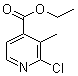 structure of CAS# 301666-92-2, 2-氯-3-甲基吡啶-4-羧酸乙酯