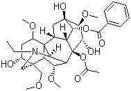 CAS 登录号：302-27-2, 乌头碱, 附子精