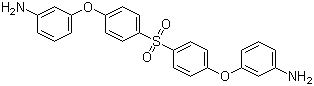 structure of CAS# 30203-11-3, 4,4'-双(3-氨基苯氧基)二苯砜
