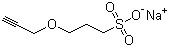 structure of CAS# 30290-53-0, Propargyl-3-sulfopropyl ether sodium salt