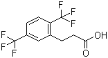 structure of CAS# 302912-03-4, 2,5-双(三氟甲基)苯丙酸
