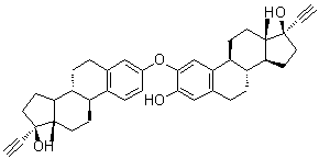 CAS # 303014-91-7, (17alpha)-2-[[(17alpha)-17-Hydroxy-19-norpregna-1,3,5(10)-trien-20-yn-3-yl]oxy]-19-norpregna-1,3,5(10)-trien-20-yne-3,17-diol