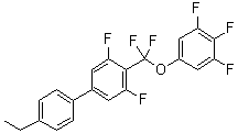 structure of CAS# 303186-19-8, 4-[二氟(3,4,5-三氟苯氧基)甲基]-4'-乙基-3,5-二氟-1,1'-联苯