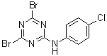 CAS 登录号：30357-83-6, 2,4-二溴-6-(对氯苯胺基)均三嗪