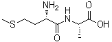 structure of CAS# 3061-96-9, L-蛋氨酰-L-丙氨酸